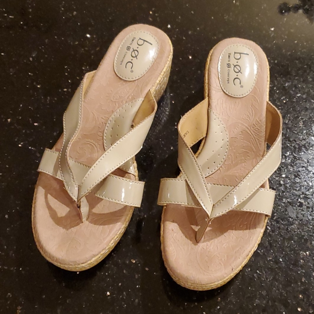 b.o.c. BORN Concept cream patent wedge sanda 9l